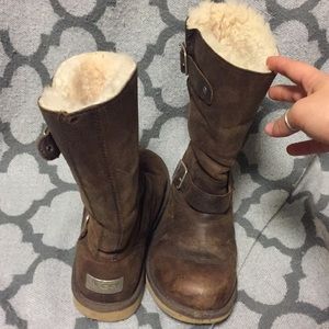Leather Ugg Boots-Sturdy and Great For Snow!